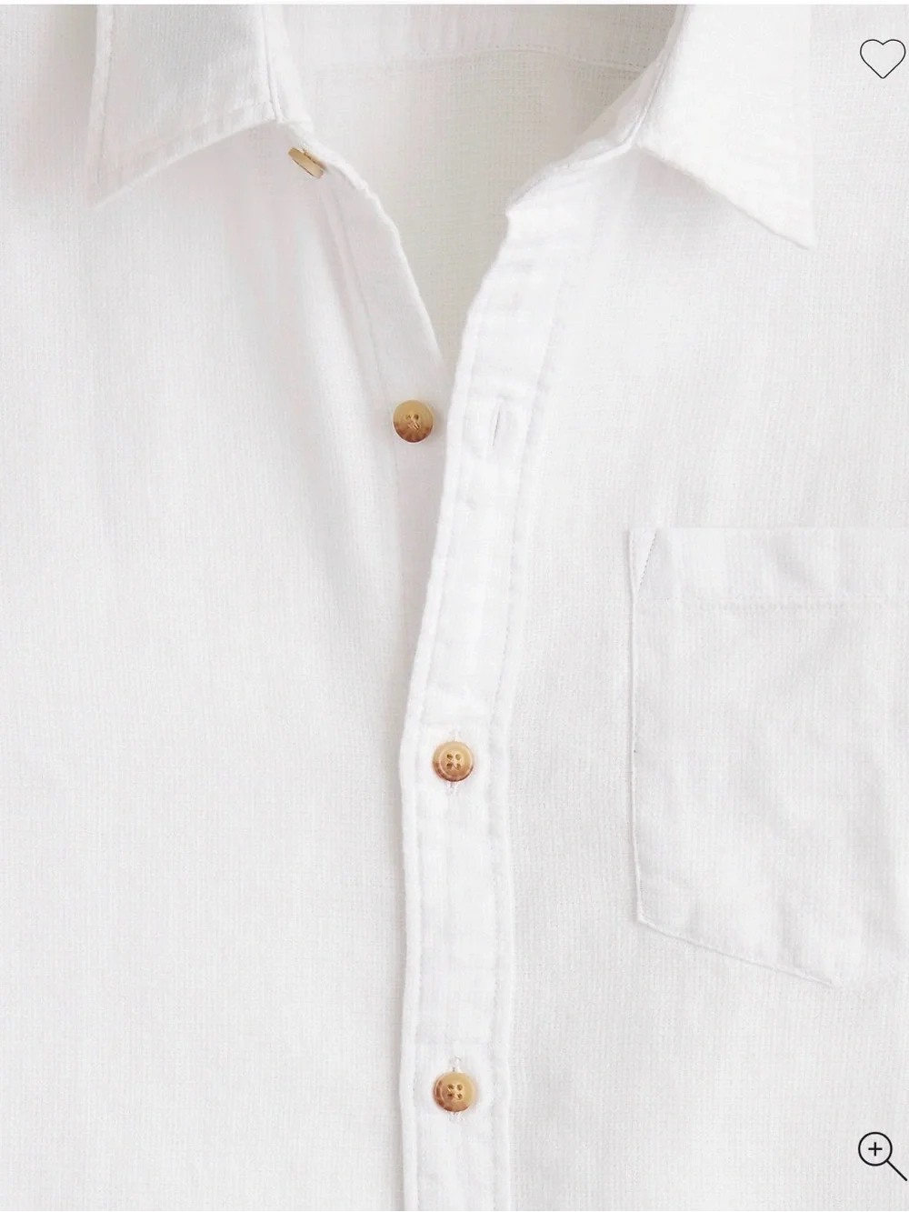 J Crew short sleeve harbor shirt size medium